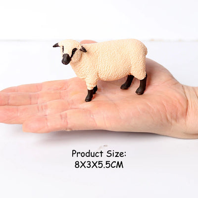 Realistic Wild Animal Kudu,Antelope Waterbuck,Merino sheep,Goat,Elk,Oryx Model figures Educational Collector Figurine Kids Toys