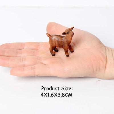 Realistic Wild Animal Kudu,Antelope Waterbuck,Merino sheep,Goat,Elk,Oryx Model figures Educational Collector Figurine Kids Toys
