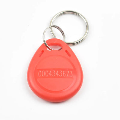 10/20pcs 125KHz Read-Only RFID TK4100 EM4100 Proximity Keyfobs Smart Secure Door Entry Access Control ID Keychain Token Tag