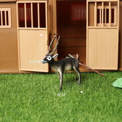 Realistic Wild Animal Kudu,Antelope Waterbuck,Merino sheep,Goat,Elk,Oryx Model figures Educational Collector Figurine Kids Toys