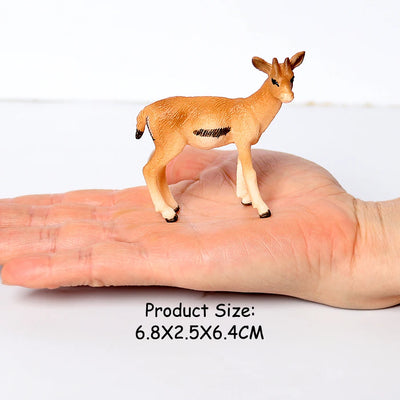 Realistic Wild Animal Kudu,Antelope Waterbuck,Merino sheep,Goat,Elk,Oryx Model figures Educational Collector Figurine Kids Toys