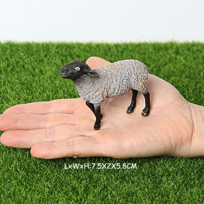 Realistic Wild Animal Kudu,Antelope Waterbuck,Merino sheep,Goat,Elk,Oryx Model figures Educational Collector Figurine Kids Toys