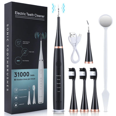 Electric Sonic Dental Scaler Calculus Remover Teeth Cleaner Dental Cleaning Teeth Whitening Toothbrush Tartar Remover Oral Care