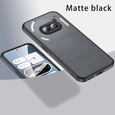 Matte Frosted & Transparent ice Crystal Shockproof Case for Nothing Phone 2a Plus 2a+ Phone2a Plus Rugged Protective Armor Cover