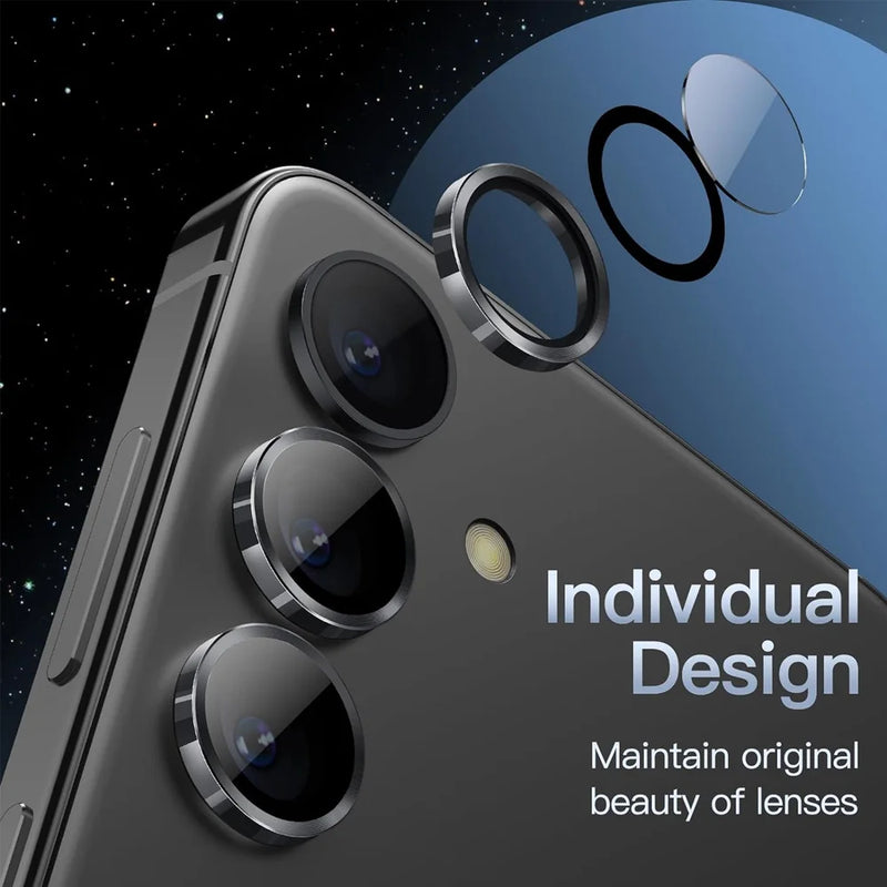 Sumsung A55 A35 A15 A 55 Case Matel Ring +Tempered Glass Camera Protector For Samsung Galaxy A55 A35 A15 5G 2024 NEW Lens Glass