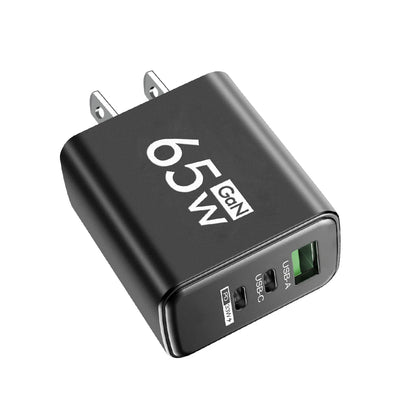 65W GaN USB Fast Charging Type C PD Charger Quick Charge Mobile Phone Power Adapter for iPhone 14 15 Pro Xiaomi Samsung Oneplus