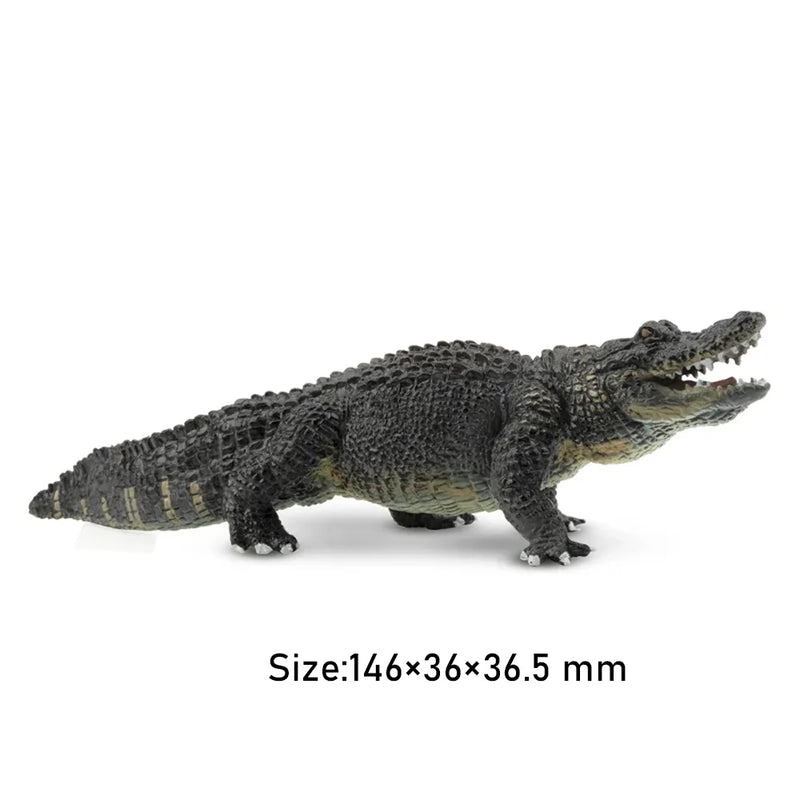 Toymany Simulation American Bison Wildlife Animal Model Toy Mini Figures Dolls Action Figurines Toys for Children Gift Cake Deco