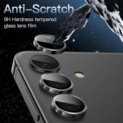 Sumsung A55 A35 A15 A 55 Case Matel Ring +Tempered Glass Camera Protector For Samsung Galaxy A55 A35 A15 5G 2024 NEW Lens Glass