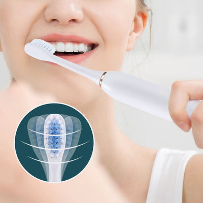 Electric Toothbrush Sonic Vibration Teeth Brush Waterproof Dental Tooth Cleaner Whitening Tools Stains Tartar Remover Oral Care