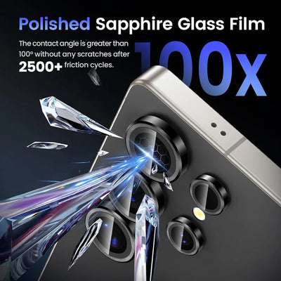 Samsang S25 Ultra Case Back HD Camera Protector For Samsung Galaxy S25 Ultra S 25 Plus 5G Rear Glass Ring Lens Accessories