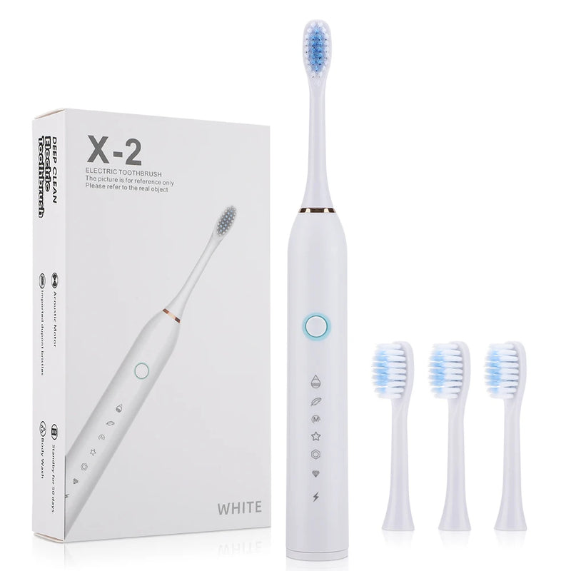 Electric Toothbrush For Teeth Brushes Sonic Vibration Dental Tooth Whitening Cleaner USB Rechargeable Oral Care Toothbrush