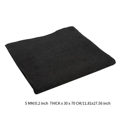 Fireproof Welding Blanket Heat Shield Black Flame Retardant Fabric Fire Resistant Pad