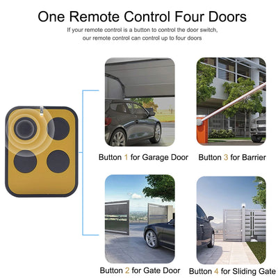 Multi-frequency Universal Garage Control Door Remote Controller 280-868mhz Gate Control 433mhz 315 390 Rfid Copier Duplicator