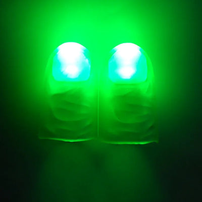 Magic Thumbs Light Toys for Adult Magic Trick Props Blue Light Led Flashing Fingers Halloween Party Toys for Children