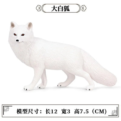 Simulation Marine Animal World Model Polar Bear Reindeer Beluga Whale Walrus Curilensis Children Cognitive Plastic Toys figurine