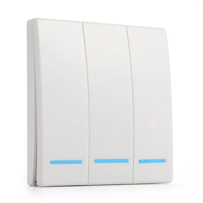 GERMA 433Mhz 86 Type Portable RF Wireless Switch Light Remote Control Switch AC 110V 220V Receiver Smart Switch Wall Panel