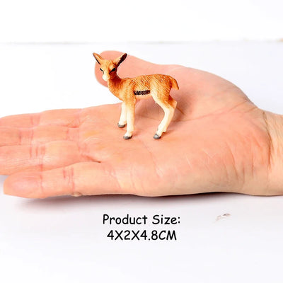 Realistic African Jungle Animals Figure Toy Antelopes,Greater Kudu,Elk,Kudu,Eland,Gazelle Model Figurines Educational Toys Gifts