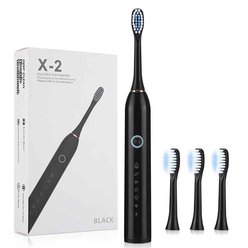 Electric Toothbrush For Teeth Brushes Sonic Vibration Dental Tooth Whitening Cleaner USB Rechargeable Oral Care Toothbrush