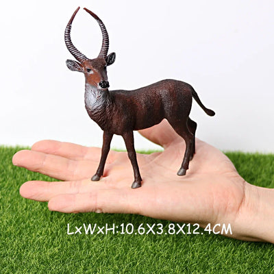 Realistic African Jungle Animals Figure Toy Antelopes,Greater Kudu,Elk,Kudu,Eland,Gazelle Model Figurines Educational Toys Gifts