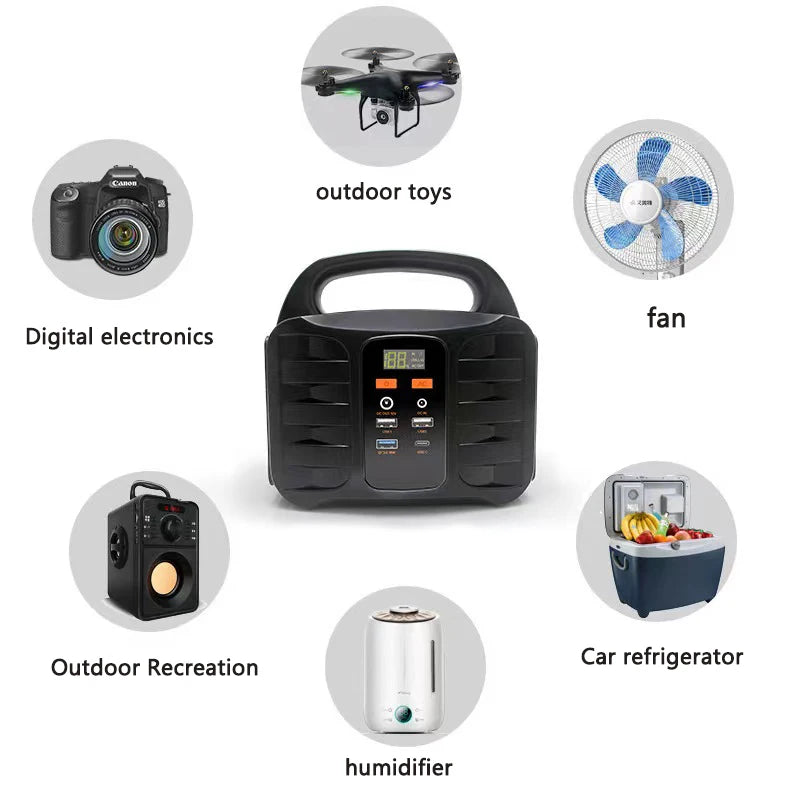 Outdoor power supply, portable power station, self driving camping power outage emergency energy storage station
