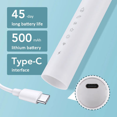 Electric Toothbrush For Teeth Brushes Sonic Vibration Dental Tooth Whitening Cleaner USB Rechargeable Oral Care Toothbrush