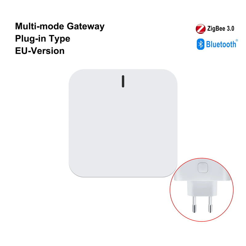 GIRIER Tuya ZigBee Gateway Hub Plug-in Type ZigBee/Bluetooth Multi-mode Gateway Bridge for Smart Home Automation Work with Alexa