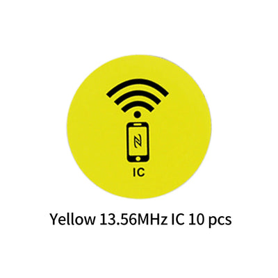 10pcs 125Khz TK4100 / 13.56Mhz M1 1K S50 Access Control Card Stickers Smart Anti-magnetic Sticker RFID Key Tags Token Pastable