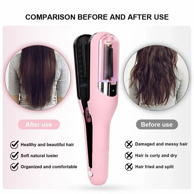 Rechargeable Cordless Split Hair Trimmer, Hair Split Ends Trimmer, Remover Damaged Hair, Repair Hair Care TreatmentColor