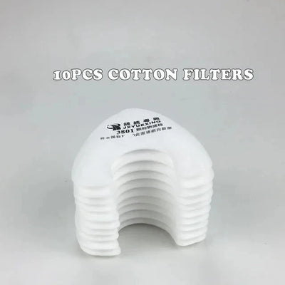Respirator Rubber Work Safety Mask Dust Proof For Builder Carpenter Daily Haze Protection Professional Dust Mask