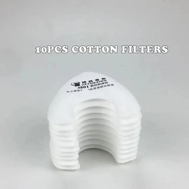 Respirator Rubber Work Safety Mask Dust Proof For Builder Carpenter Daily Haze Protection Professional Dust Mask