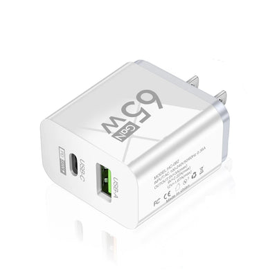 Total 65W GaN Charger USB Type C PD Fast Charging for iPhone 15 14 13 Xiaomi 14 Samsung Oneplus Quick Phone Charger Wall Adapter