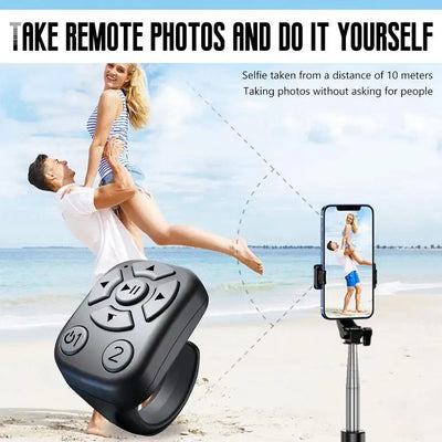 Auto Clicker Remote Control Page Turner Automatic Continuous Click Device Wireless Selfie Button Scrolling Button Fingertip