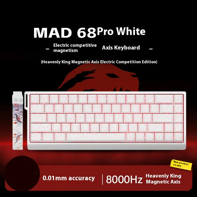 FGG Madlions Mad60 Mad68 He Mechanical Keyboard Magnetic Switch 8k Wired Rgb Hot Swap Custom Keyboard Esport Game Gift Accessory