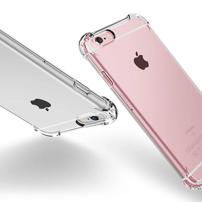 Original Case for iPhone SE 2020 SE 2022 7 8 Crystal Soft Transparent Shockproof Phone Cover for Apple iPhone SE 2016 Back Funda