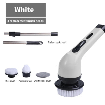 9-in-1 Wireless Electric Cleaning Brush Multifunctional Bathroom Window Kitchen Automotive Household Rotating Cleaning Machine