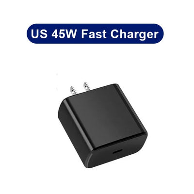 PD 45W Super Fast Charger USB C Charger Quick Charge 3.0 For Iphone 15 14 Xiaomi 13 12 POCO 3.28 ft Type C Cable Phone Charger