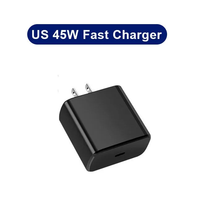PD 45W Super Fast Charger USB C Charger Quick Charge 3.0 For Iphone 15 14 Xiaomi 13 12 POCO 3.28 ft Type C Cable Phone Charger