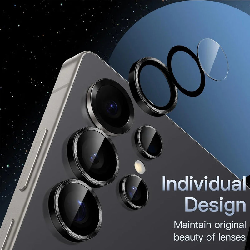 Samsang S25 Ultra Case Back HD Camera Protector For Samsung Galaxy S25 Ultra S 25 Plus 5G Rear Glass Ring Lens Accessories