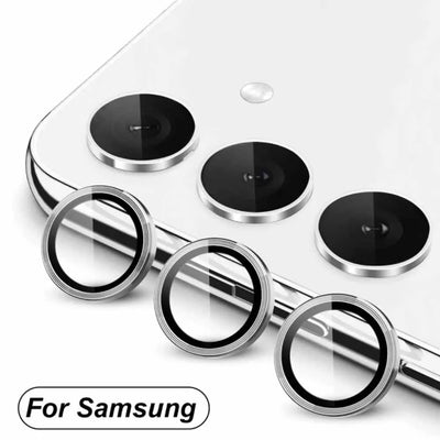 Sumsung A55 A35 A15 A 55 Case Matel Ring +Tempered Glass Camera Protector For Samsung Galaxy A55 A35 A15 5G 2024 NEW Lens Glass