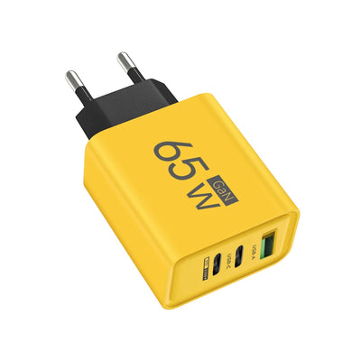 65W GaN USB Fast Charging Type C PD Charger Quick Charge Mobile Phone Power Adapter for iPhone 14 15 Pro Xiaomi Samsung Oneplus