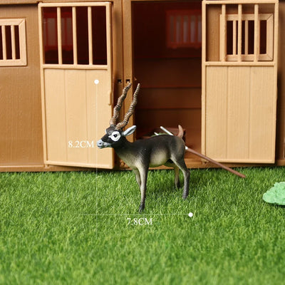 Realistic African Jungle Animals Figure Toy Antelopes,Greater Kudu,Elk,Kudu,Eland,Gazelle Model Figurines Educational Toys Gifts