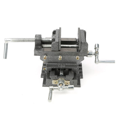 4inches Cross Slide Drill Press Vise Metal Milling Vice Holder Clamping Tool
