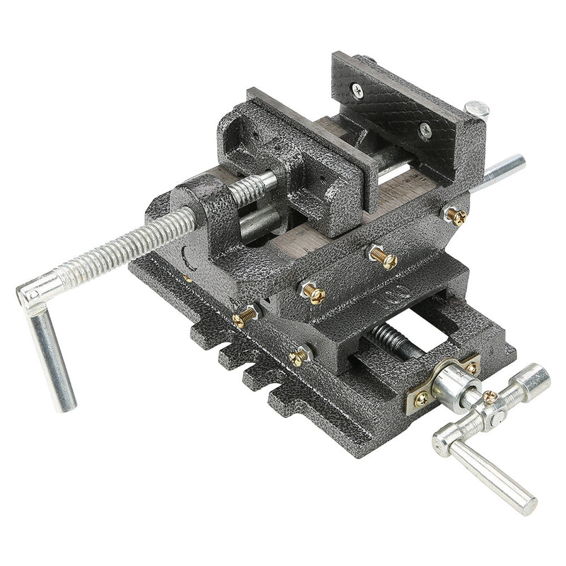 4inches Cross Slide Drill Press Vise Metal Milling Vice Holder Clamping Tool