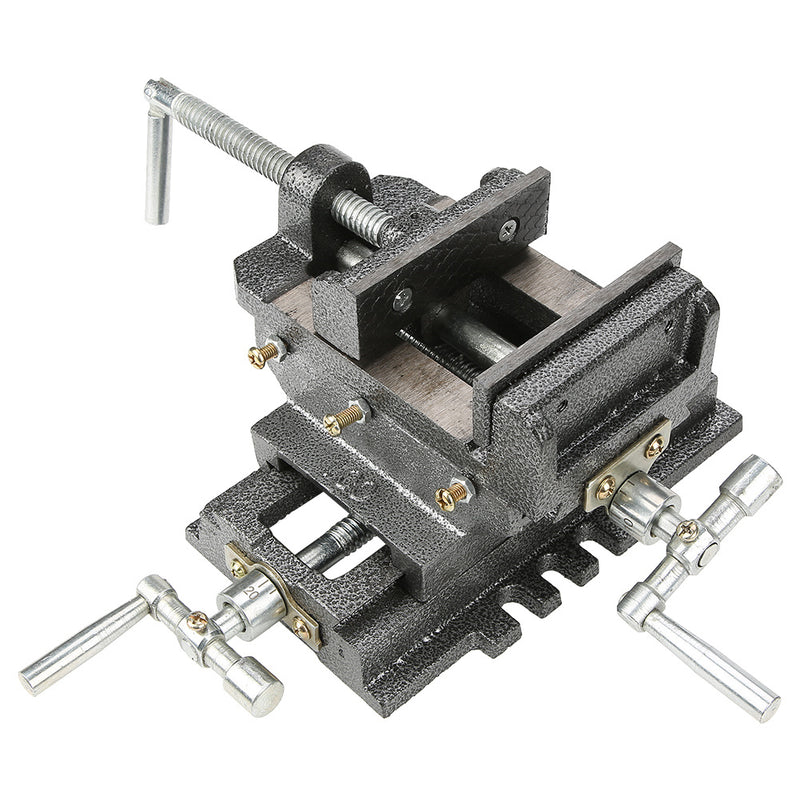 4inches Cross Slide Drill Press Vise Metal Milling Vice Holder Clamping Tool